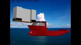 Ship Wheelhouse Collision - Horizontal Impact,  Living Quarter