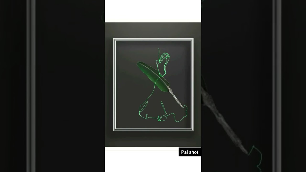 Dancing couple line art 