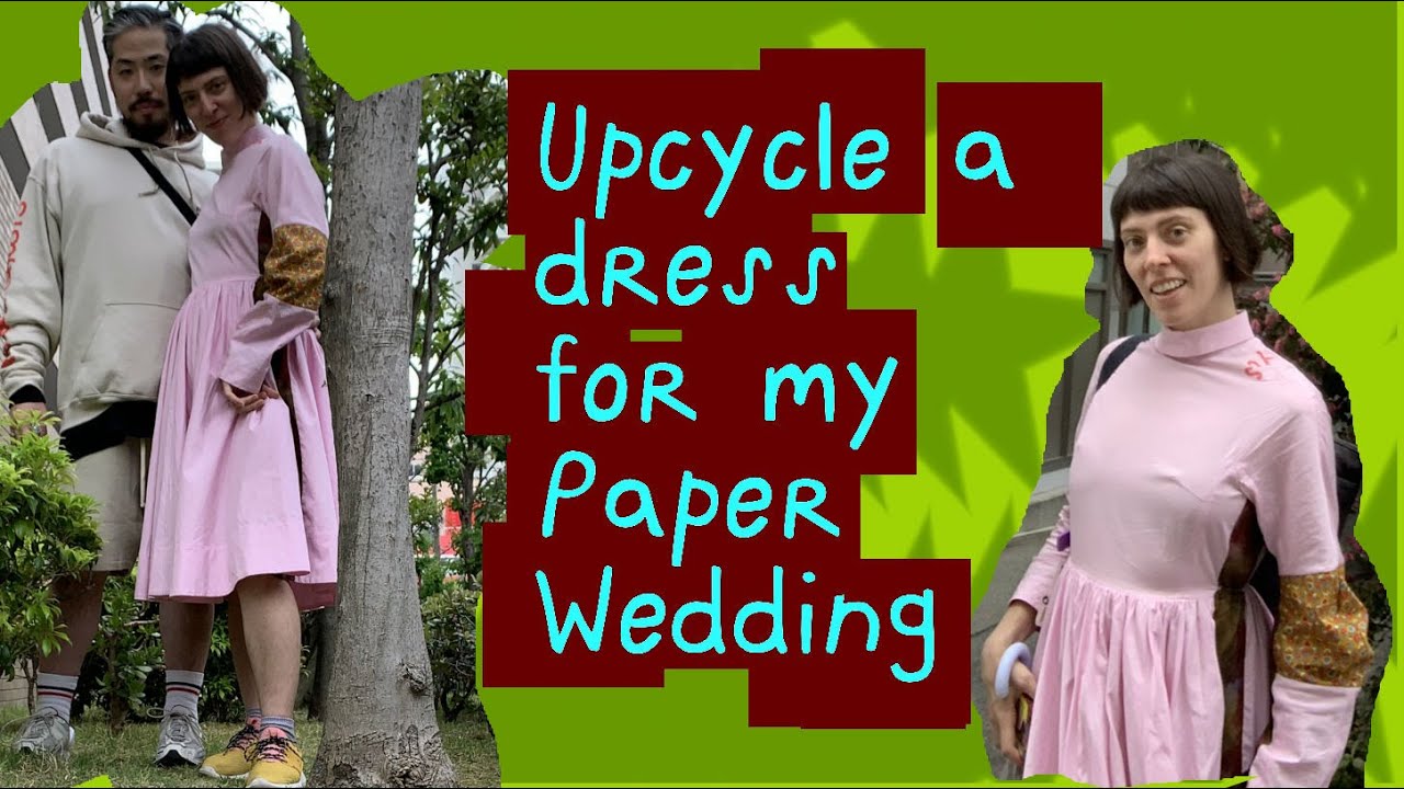 Wedding Dress Alteration/Upcycle - Make it bigger with Vintage Fabric! DIY