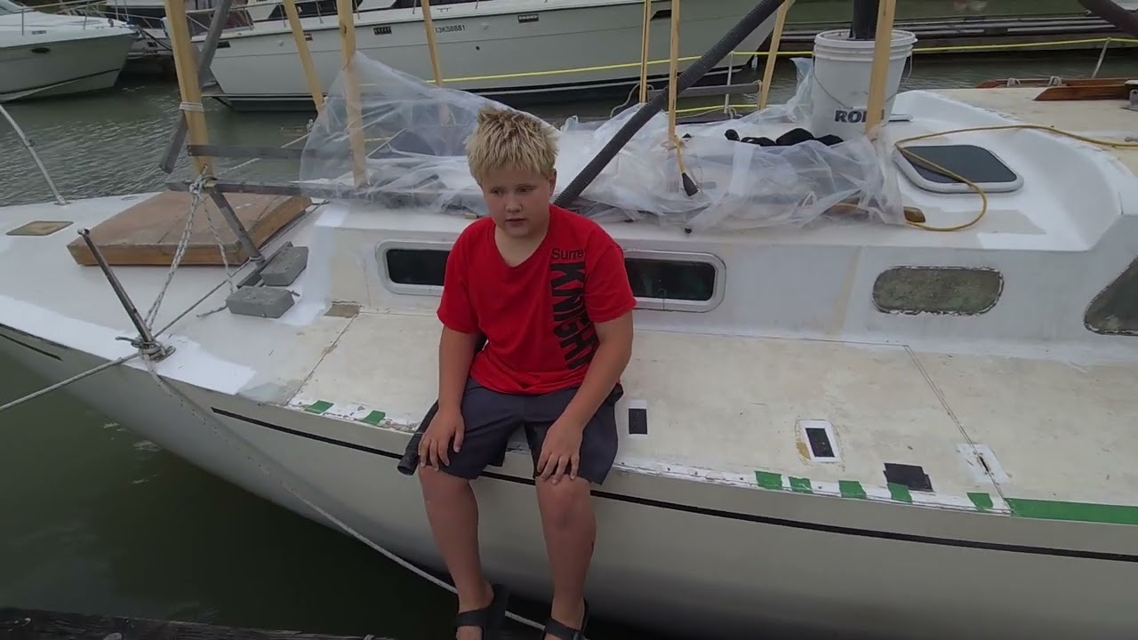Demolishing the Rotten Deck Core (With My Kids!) | Sailboat Rebuild Continues. Episode 83.