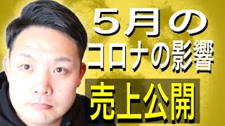 【飲食店経営】5月飲食店のコロナ影響と対策したこと【売上公開】