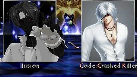 『winmugen』ilusion 12p vs code crashed killer lv4
