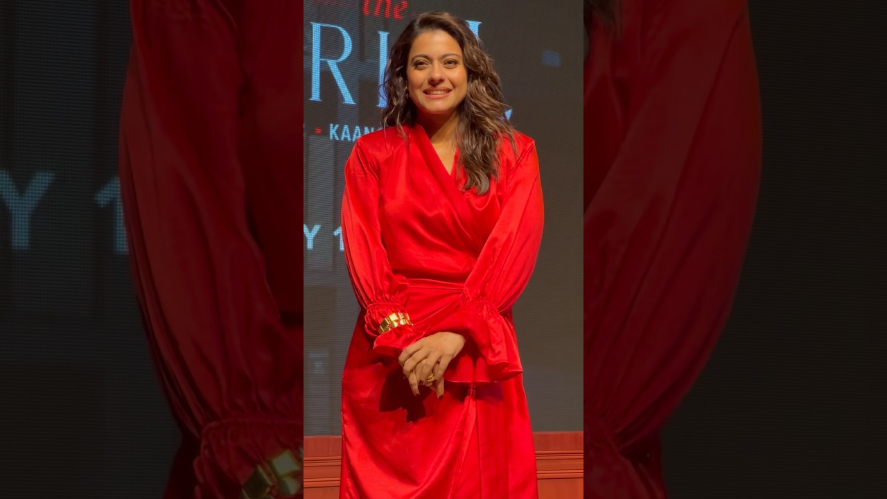 Gorgeous Kajol Devgn made Bold statement by her Red Tot Outfit❤️ 