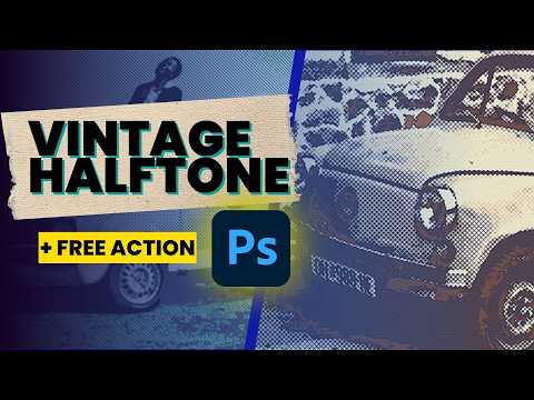 Transform ANY Photo into a Vintage Halftone Masterpiece