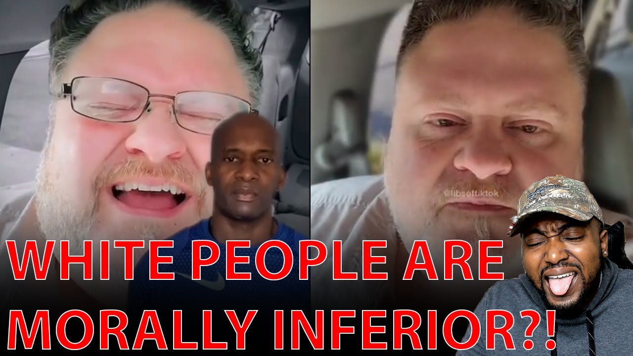 Heavy White Liberal Claims Black People Are Morally Superior To White People