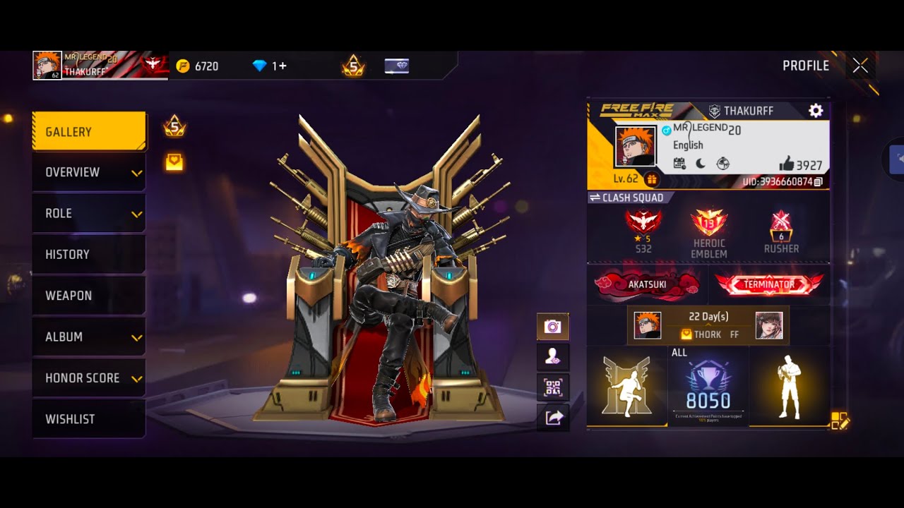 Free Fire MAX Level Stream