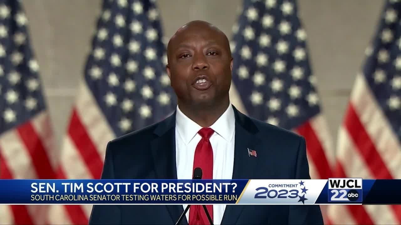 Tim Scott launches committee ahead of presidential campaign - YouTube