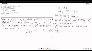 Division Algorithm Analysis Part 1