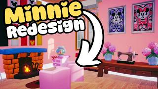 Minnie Mouse Home Interior Redesign! || Disney Dreamlight Valley