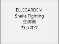 ELLEGARDEN Snake Fighting 生演奏 カラオケ Instrumental cover