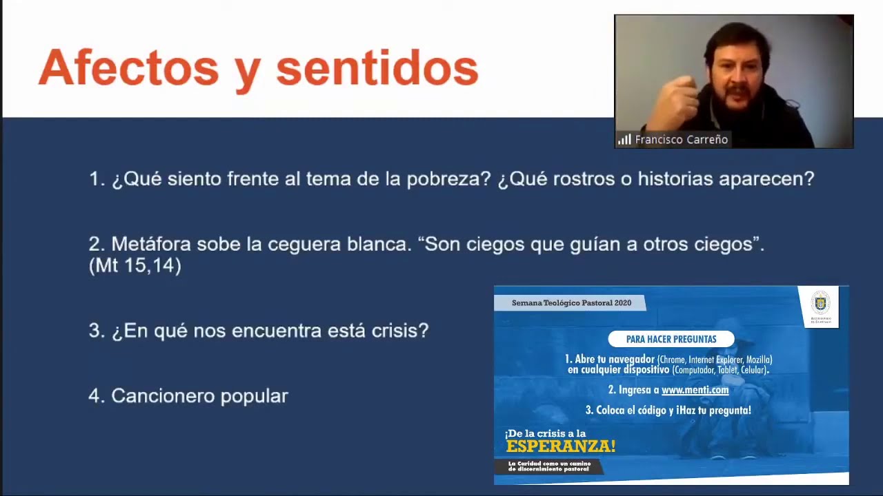 Semana Teológico Pastoral: Francisco Carreño