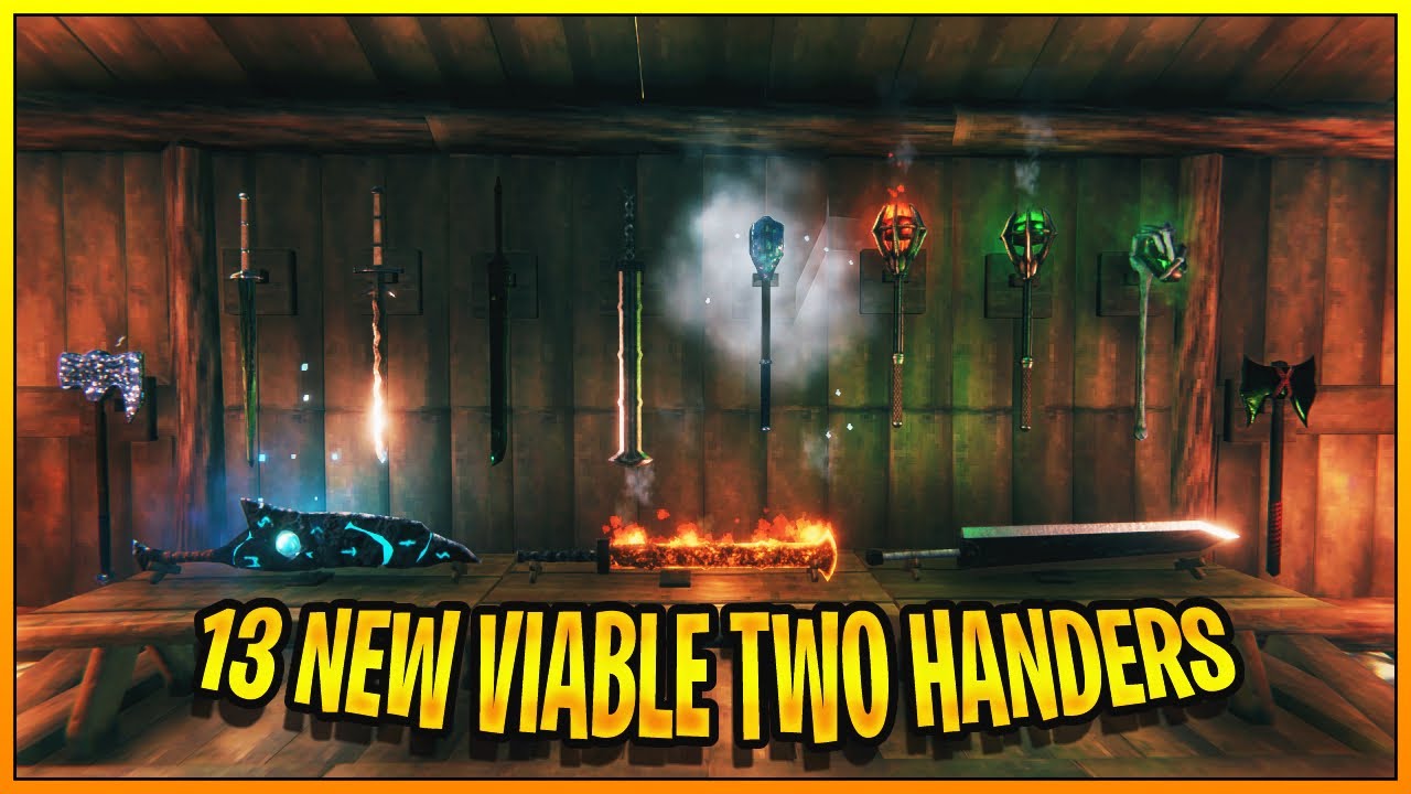 Vaheim Mods: 13 NEW VIABLE TWO HANDED WEAPONS (Hugo's Armory) Showcase/Review