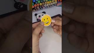 😀 Cute Smile Emoji Sticker Art 🎨 #art #drawing #creative #ytshorts #sticker