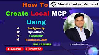 How to Create Your Own Local MCP | Antigravity | OpenCode | FastMCP