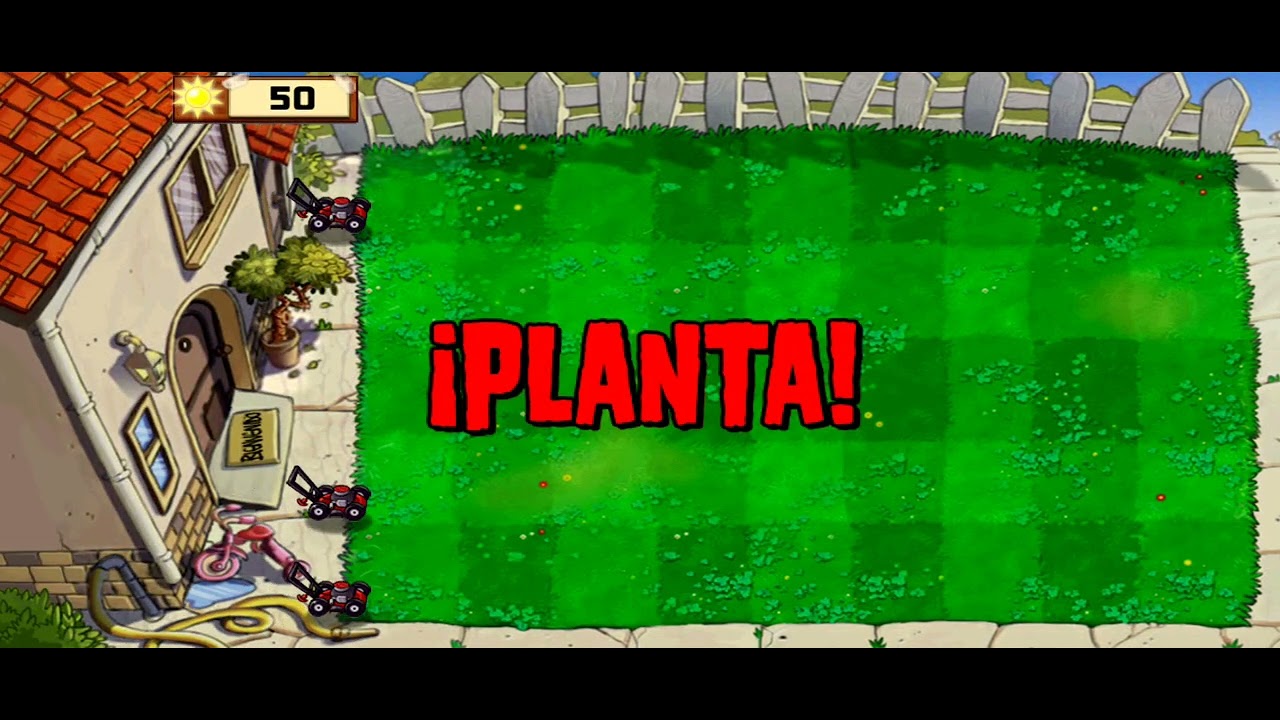 Jugando zombies contra plantas parte2