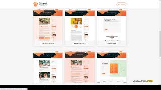 Givest - Non Profit Gatsby Template volunteer 14 Easy Create Website screenshot 1
