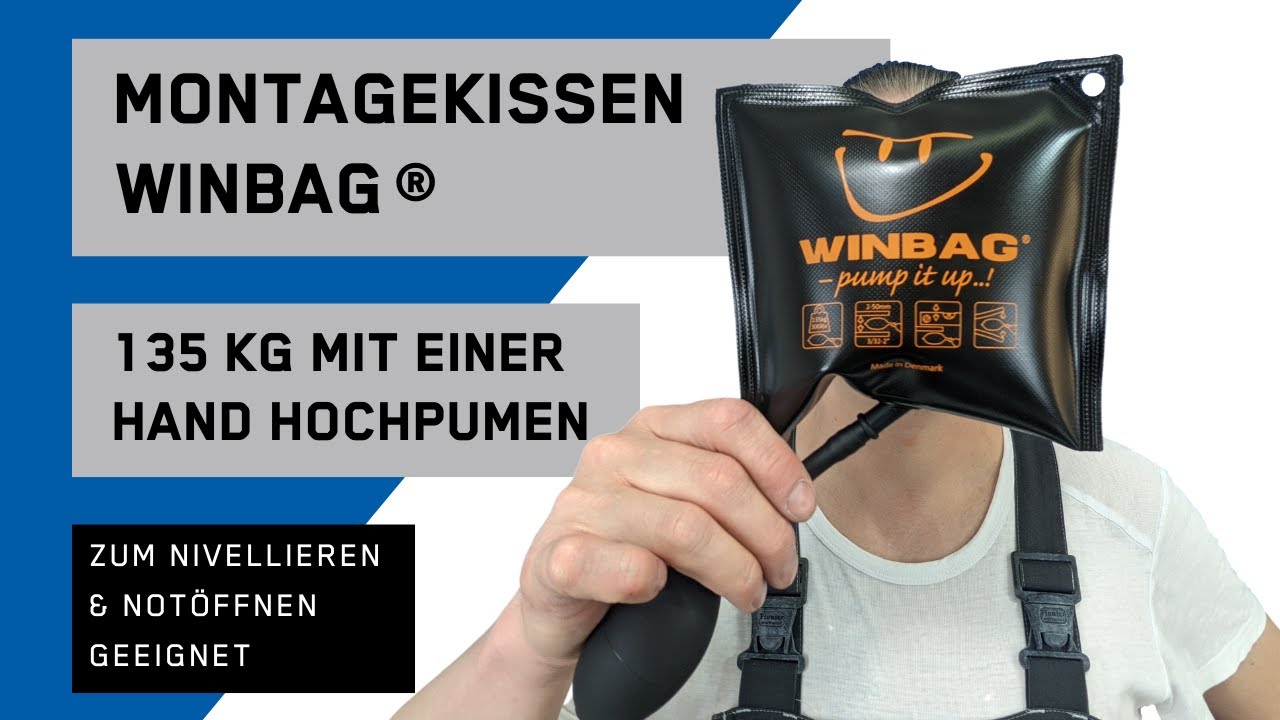 WINBAG - Geniales Luftkissen für Profi- & Hobby-Handwerker - vorgestellt in  nur 2,5 Min 