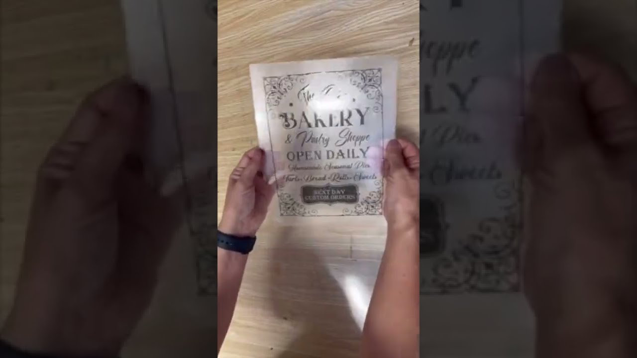 Incredible 1 Minute graphic / photo transfer YouTube