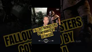 Fallout 3 and Fallout New Vegas Remasters Confirmed by Bethesda #fallout3 #falloutnewvegas #gamer
