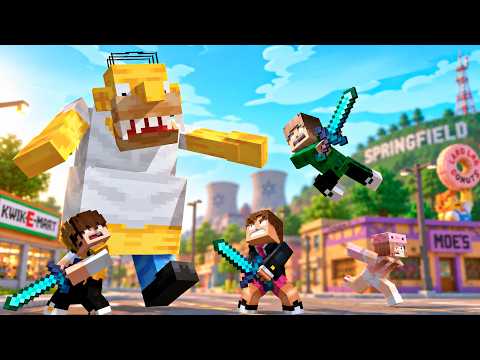 SOBREVIVA ao HOMER.EXE em SIMPSONS no MINECRAFT!