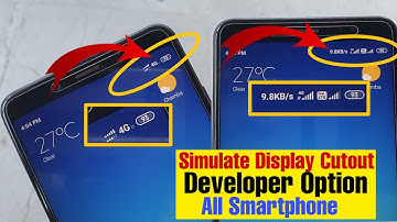 Simulate Display With Cutout || Only 1 Hidden Feature ||Customized Network or Display All Smartphone