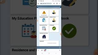 How to to check UFS application status | Free State University screenshot 3