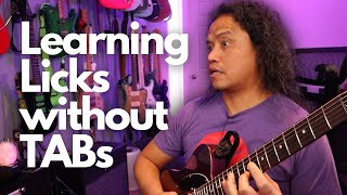 Learning Guitar LICKS Without Tabs! Airstep Play