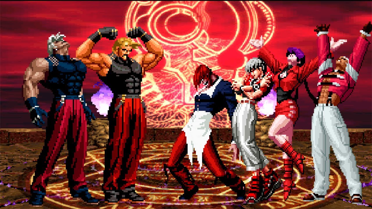 KOF 97 [MUGEN] Rugal & Omega Rugal 98 VS Orochi Iori & New Face Team ...