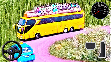 Real Bus simulator game, school bus simulator, Bus Simulator Indonesia for Android/iOS ||