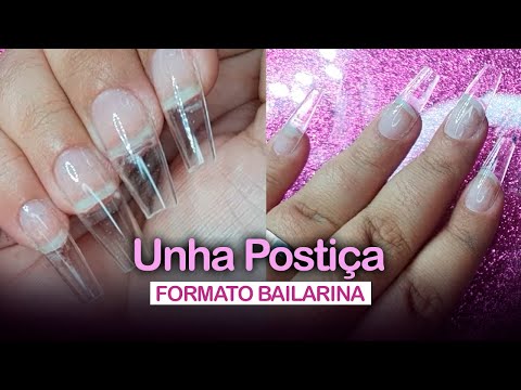 COMO COLOCAR UNHAS POSTIÇAS BAILARINA