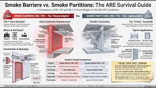 ARE Exam Prep: SMOKE BARRIER, SMOKE PARTITION | ARE Lab