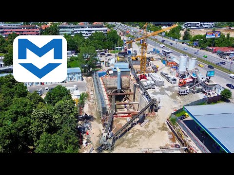 06.2025 || Строителство на МЕТРОСТАНЦИЯ "Тракия" и буферен ПАРКИНГ в кв. Младост