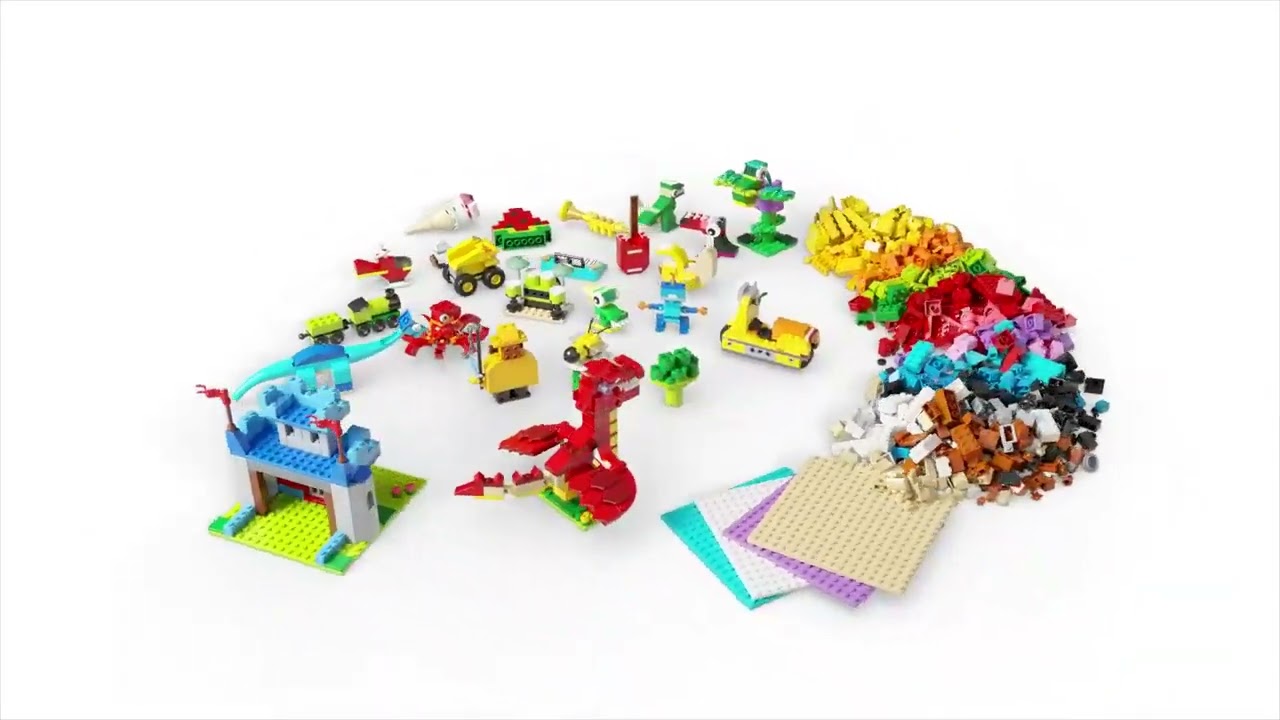 LEGO® Classic 11020 Construire Ensemble, Boîte de Briques pour