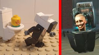 LEGO Skibidi Toilet | How to Make Glitch Toilet and Cameraman