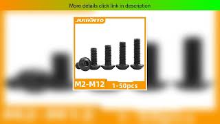 JUIDINTO 1-50pcs Allen Round Screw Bolt 12.9 Grade M2 M2.5 M3 M4 M5  M6 M8 M10 Hex Hexagon Socket B