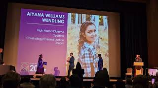 Averys graduation part received diploma