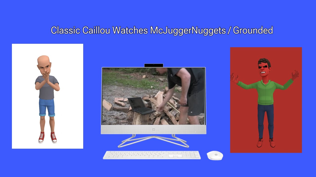 Классические часы Caillou McJuggerNuggets/Grounded