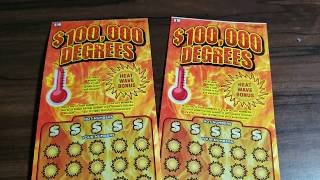 💥WINNER💥 2X $10 $100,000 DEGREES - AZ LOTTERY