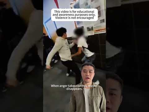 This guy thinks he's protecting himself,But he's crossed the line. #kungfu #selfdefense #fight