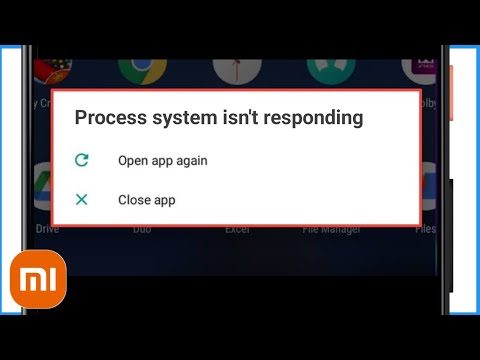 Process System Isn't Responding Redmi | Process System Isn't Responding Android Mi