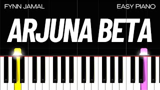 Fynn Jamal - Arjuna Beta (EASY PIANO TUTORIAL)