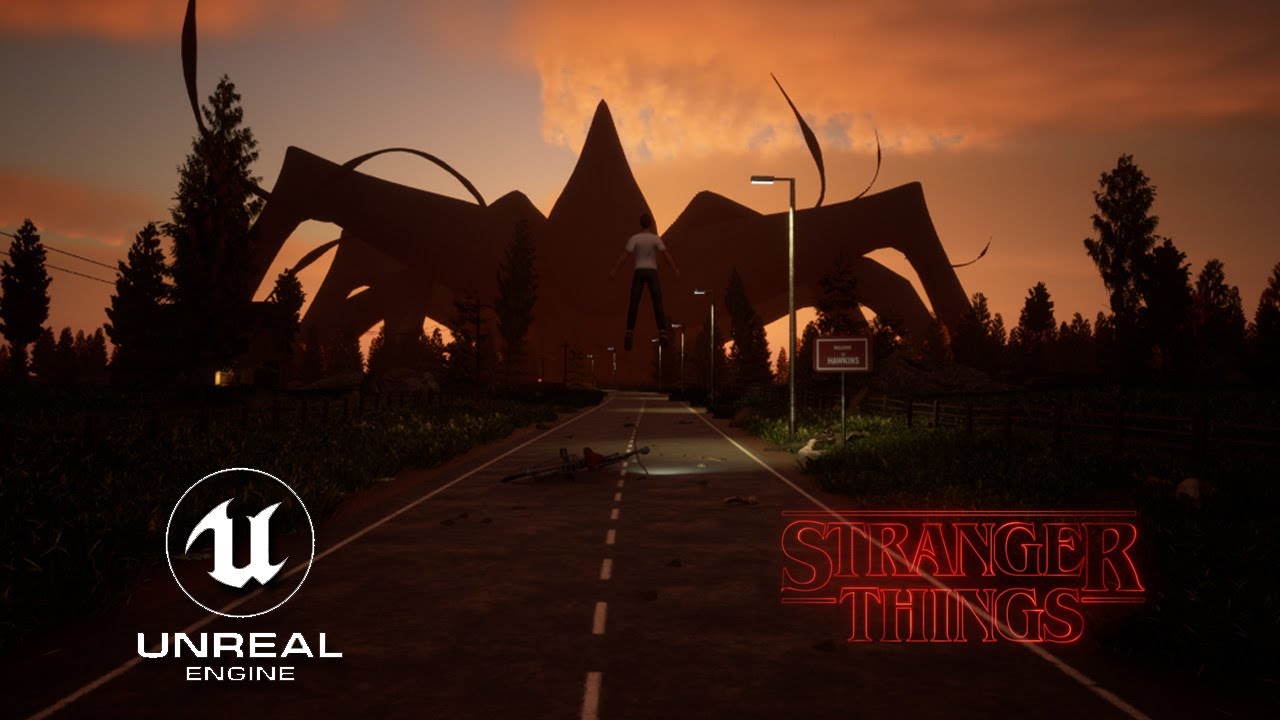 Stranger Things Inspired Time-lapse - Unreal Engine 5