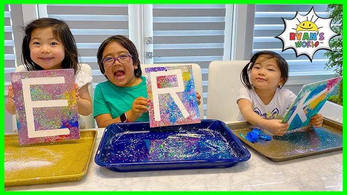 Spin Art Maker Toy Paint Challenge for Kids with Emma and Kate