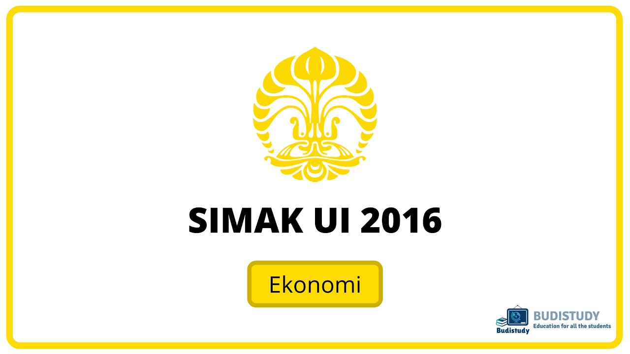 Soal Simak Ui Ekonomi 2016 Dan Kunci Jawaban Pusat Kabar