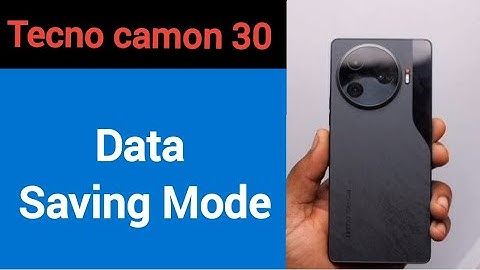 Tecno Camon 30 5G me data saving mode kaise karen, how to on data saving mode