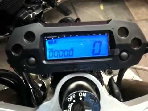 speedometer koso db 01R YouTube