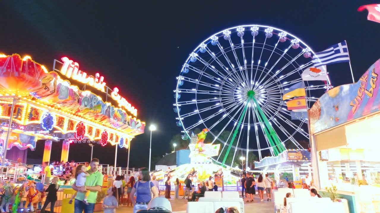 ALL RIDES ,LUNA PARK AYIA NAPA CYPRUS