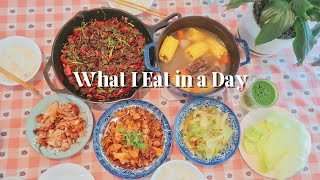 What I Eat in a Day 今天吃什么 | 沉浸式做饭 | 做花卷 | 怎样发面 | 赞不绝口的辣子鸡 泡椒牛肉 | 空气炸锅鸡腿卷 | 香甜牛骨汤