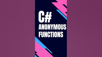 C# Anonymous Function | Inline Function