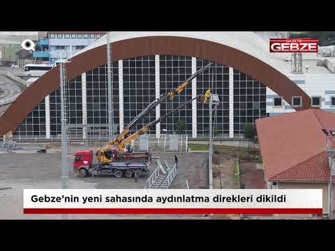 Gebze’nin yeni sahasında aydınlatma